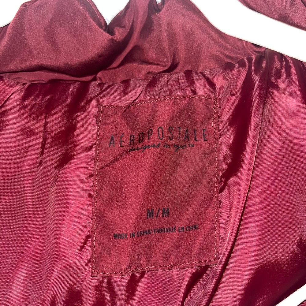 Aeropostale burgundy medium vest.